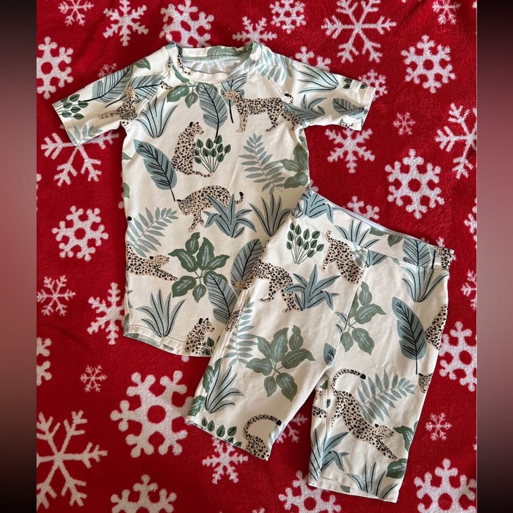 Loulou Lollipop Jungle Print Pajamas set